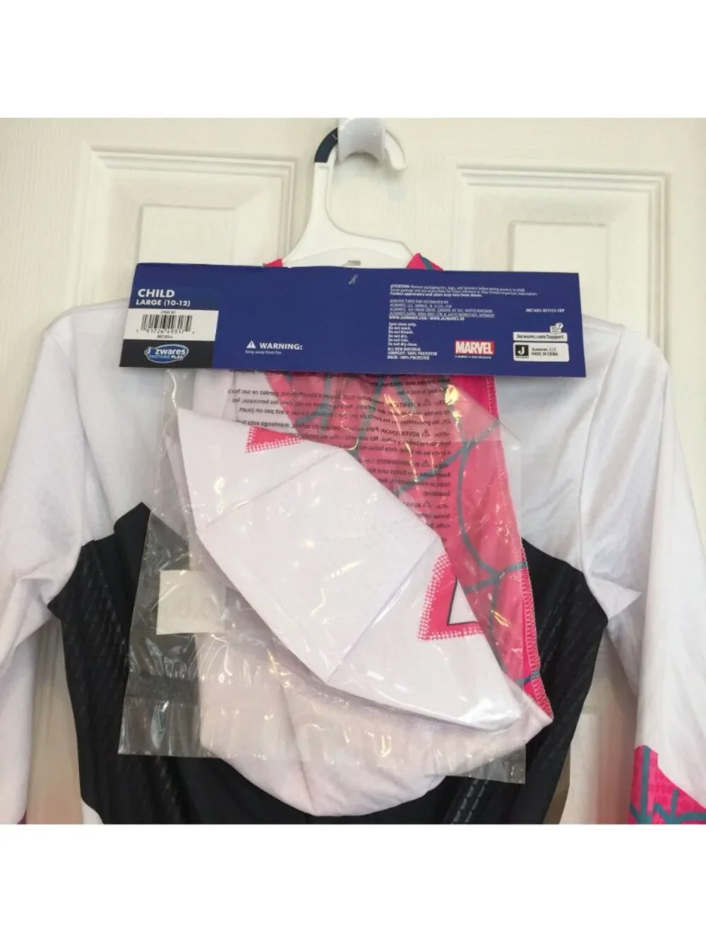 Spider-Man Spider-Gwen Child Large 10-12 Across the Spider Verse Costume